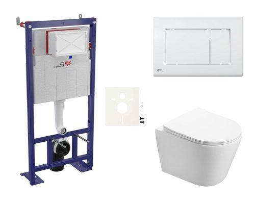 Závěsný wc set do lehkých stěn / předstěnová Swiss Aqua Technologies Infinitio SIKOSSIN20 NO BRAND