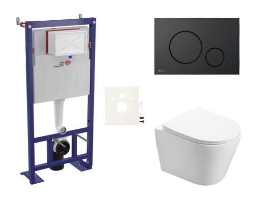 Závěsný wc set do lehkých stěn / předstěnová Swiss Aqua Technologies Infinitio SIKOSSIN68 NO BRAND