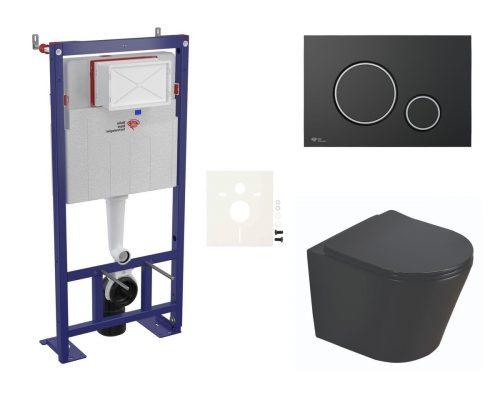Závěsný wc set do lehkých stěn / předstěnová Swiss Aqua Technologies Infinitio SIKOSSINB78 NO BRAND