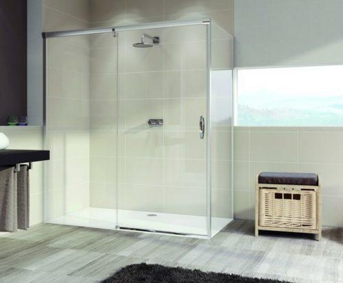 Boční zástěna ke sprchovým dveřím 100x200 cm Huppe Aura elegance chrom lesklý 401608.092.322 Huppe