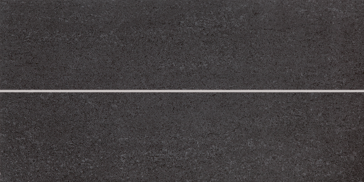 Dekor Rako Unistone černá prořez 20x40 cm mat WIFMB613.1 Rako