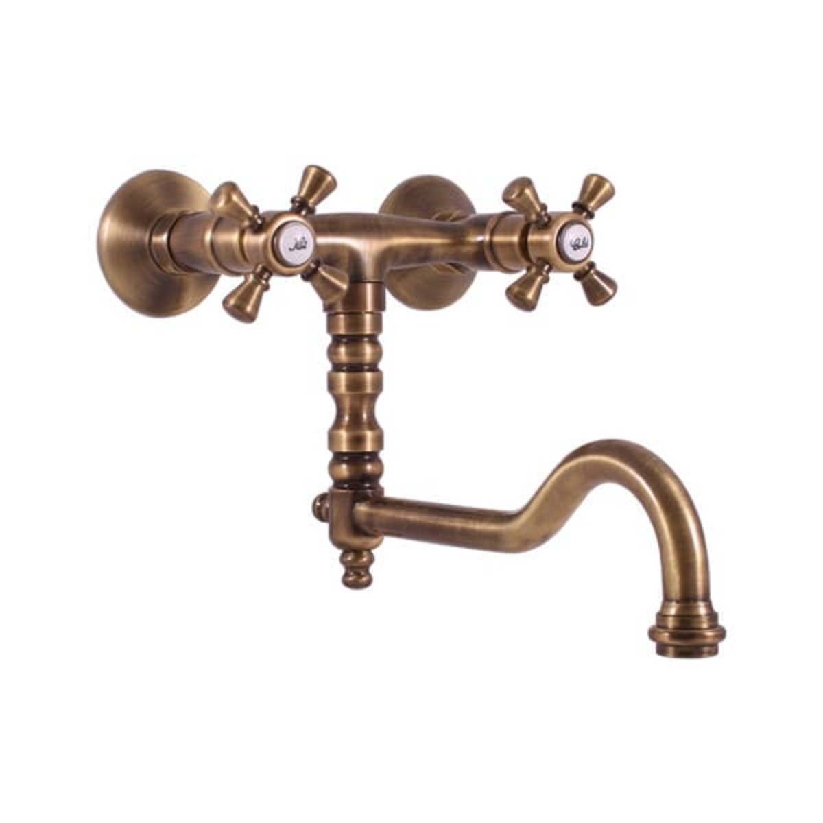 Dřezová baterie RAV SLEZÁK MORAVA s otočným ramínkem 150 mm stará mosaz MK301.5/29SM RAV SLEZÁK