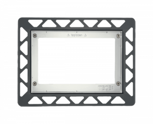 Instalační rámeček Tece Loop plast chrom lesk 9240649 Tece