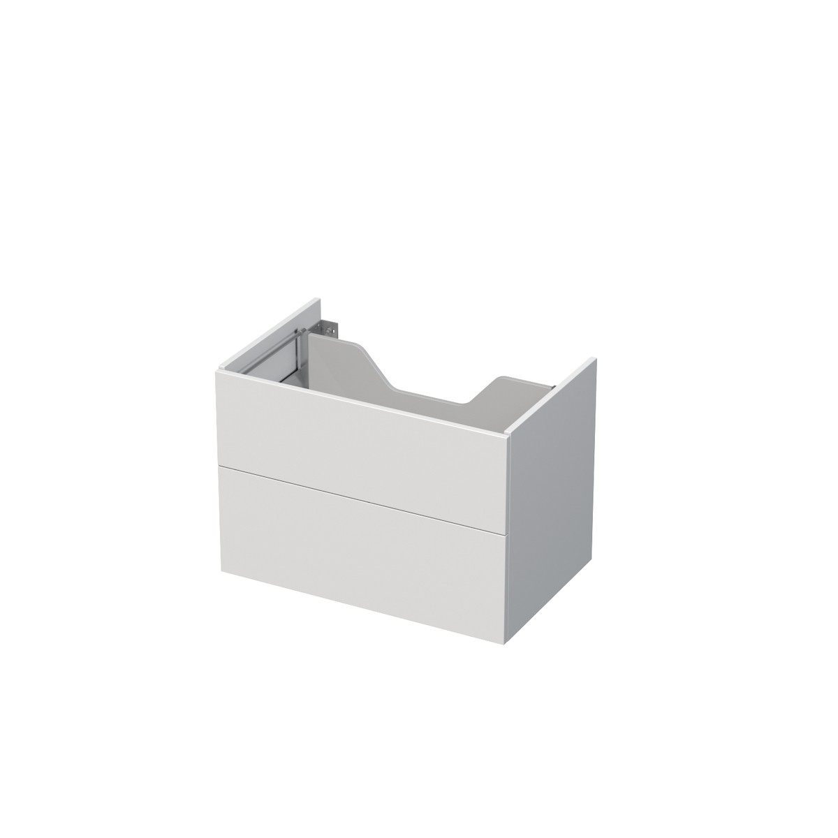 Koupelnová skříňka pod desku Naturel Ratio 80x56x50 cm bílá lesk ZB802Z56PU.9016G Naturel