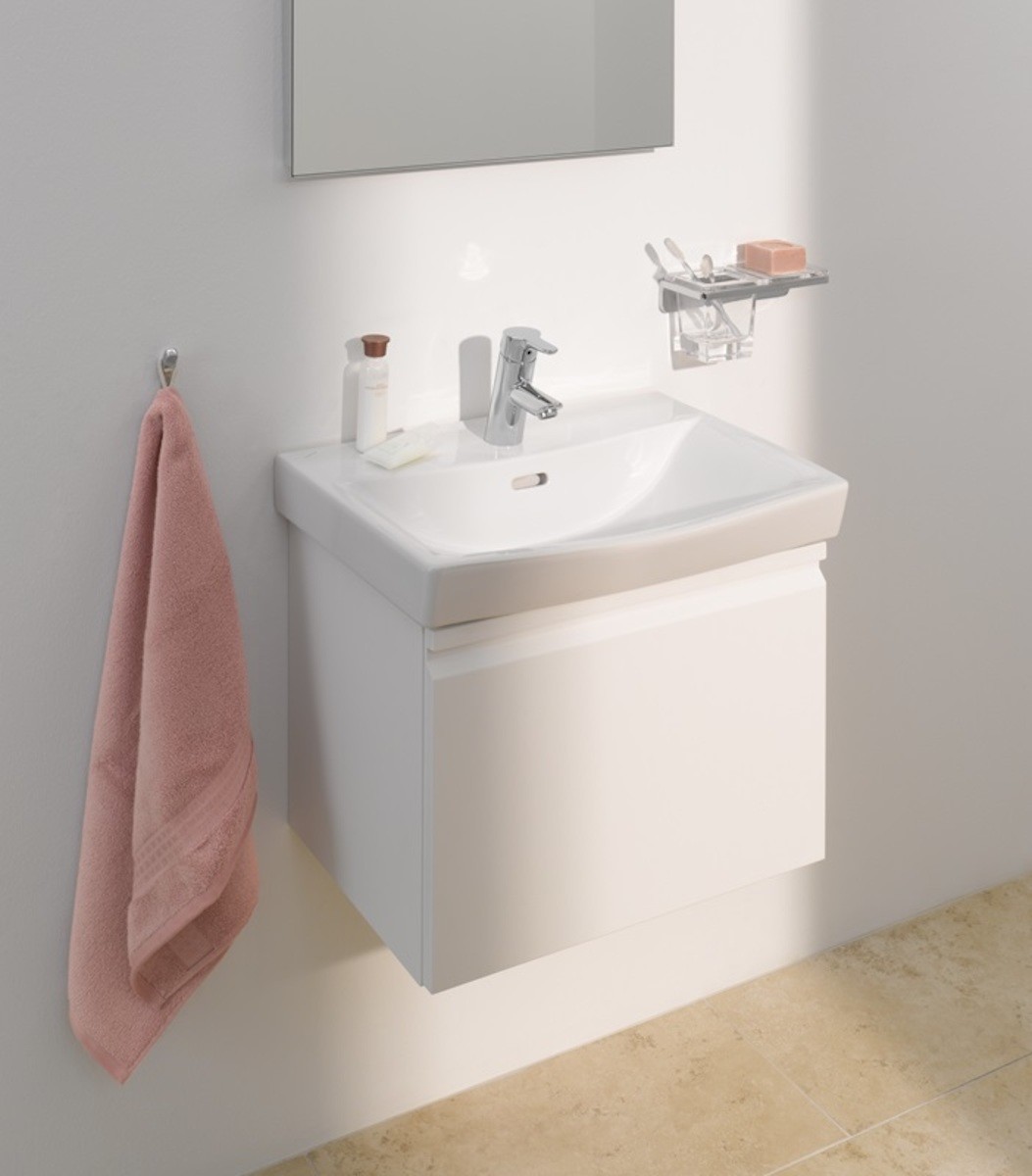 Koupelnová skříňka pod umyvadlo Laufen Pro Nordic 55x37x39 cm bílá 8303.7.095.463.1 Laufen