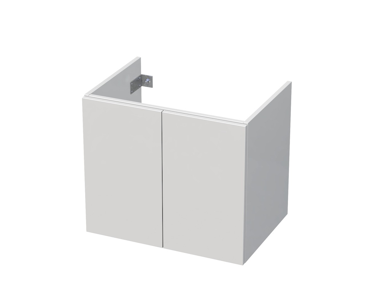 Koupelnová skříňka pod umyvadlo Naturel Ratio 61x56x46 cm bílá lesk CT652D56PU.9016G Naturel