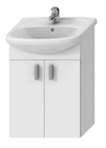Koupelnová skříňka s umyvadlem Jika Lyra plus 65x31x75 cm bílá H4519614323001 Jika