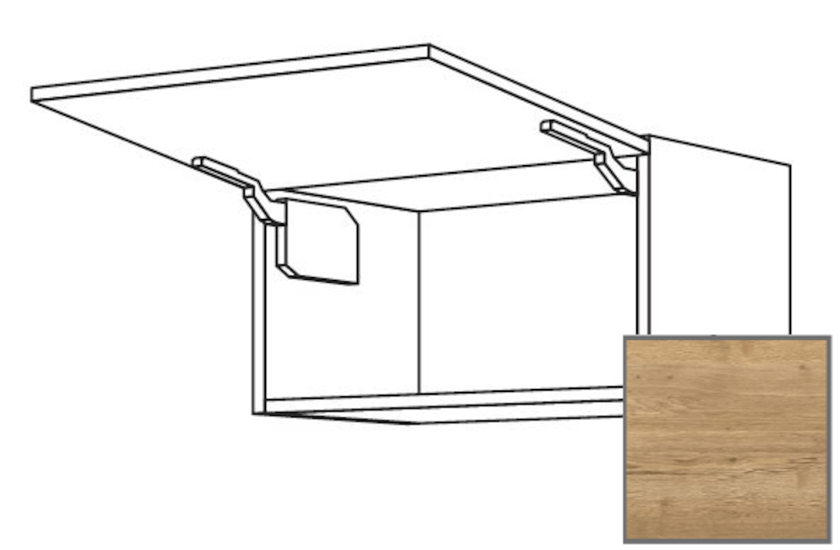 Kuchyňská skříňka horní Naturel Sente24 výklopná 45x72x35 cm dub sierra 405.WK4536N Naturel