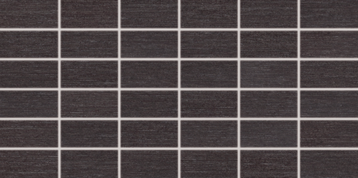 Mozaika Rako Fashion černá 30x60 cm mat DDMBG624.1 Rako