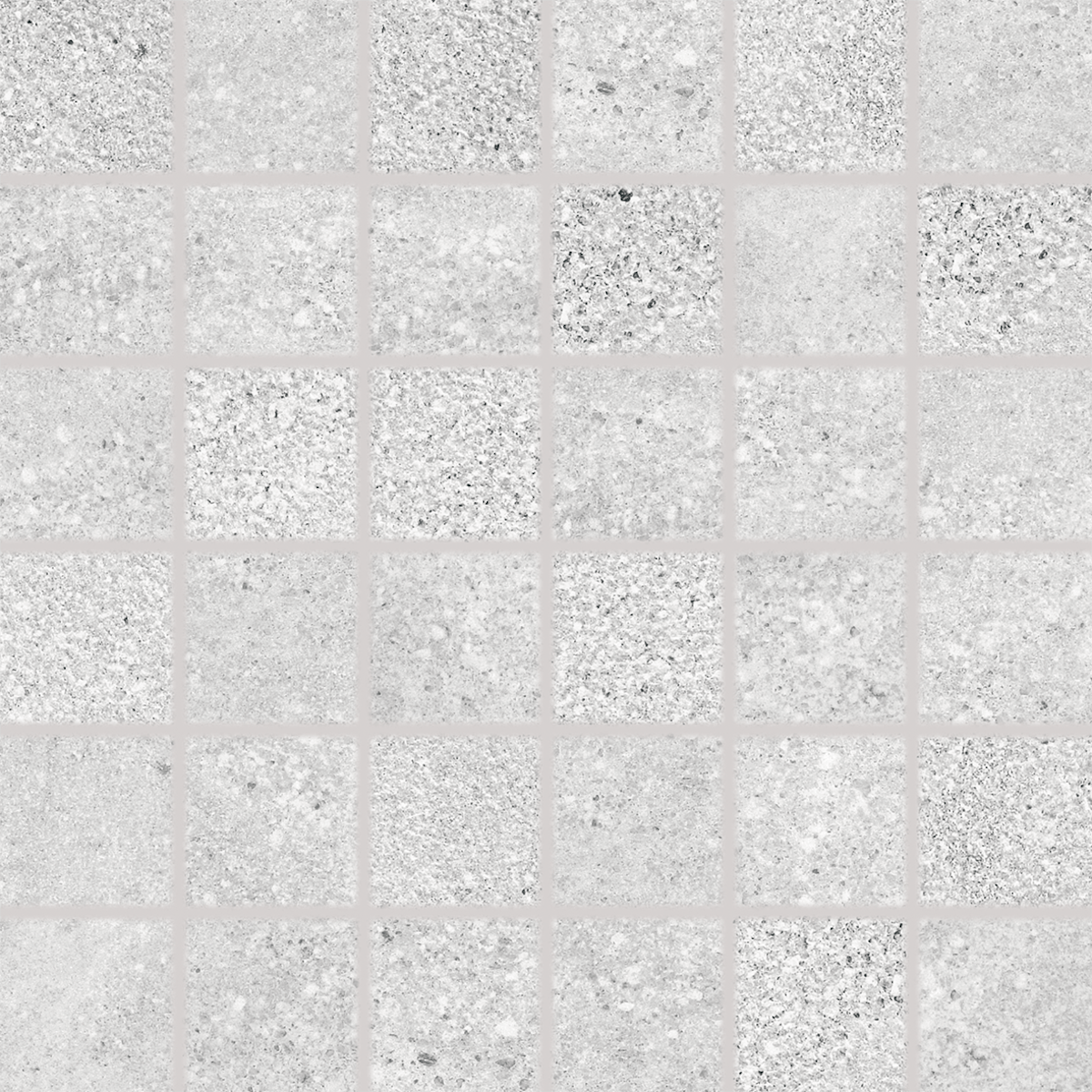 Mozaika Rako Stones světle šedá 30x30 cm mat DDM06666.1 Rako