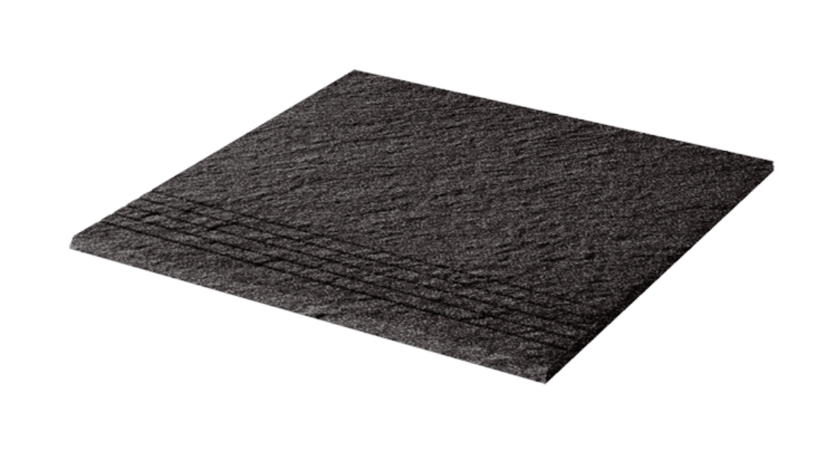 Schodovka RAKO Taurus granit černá 30x30 cm mat TCV35069.1 Rako