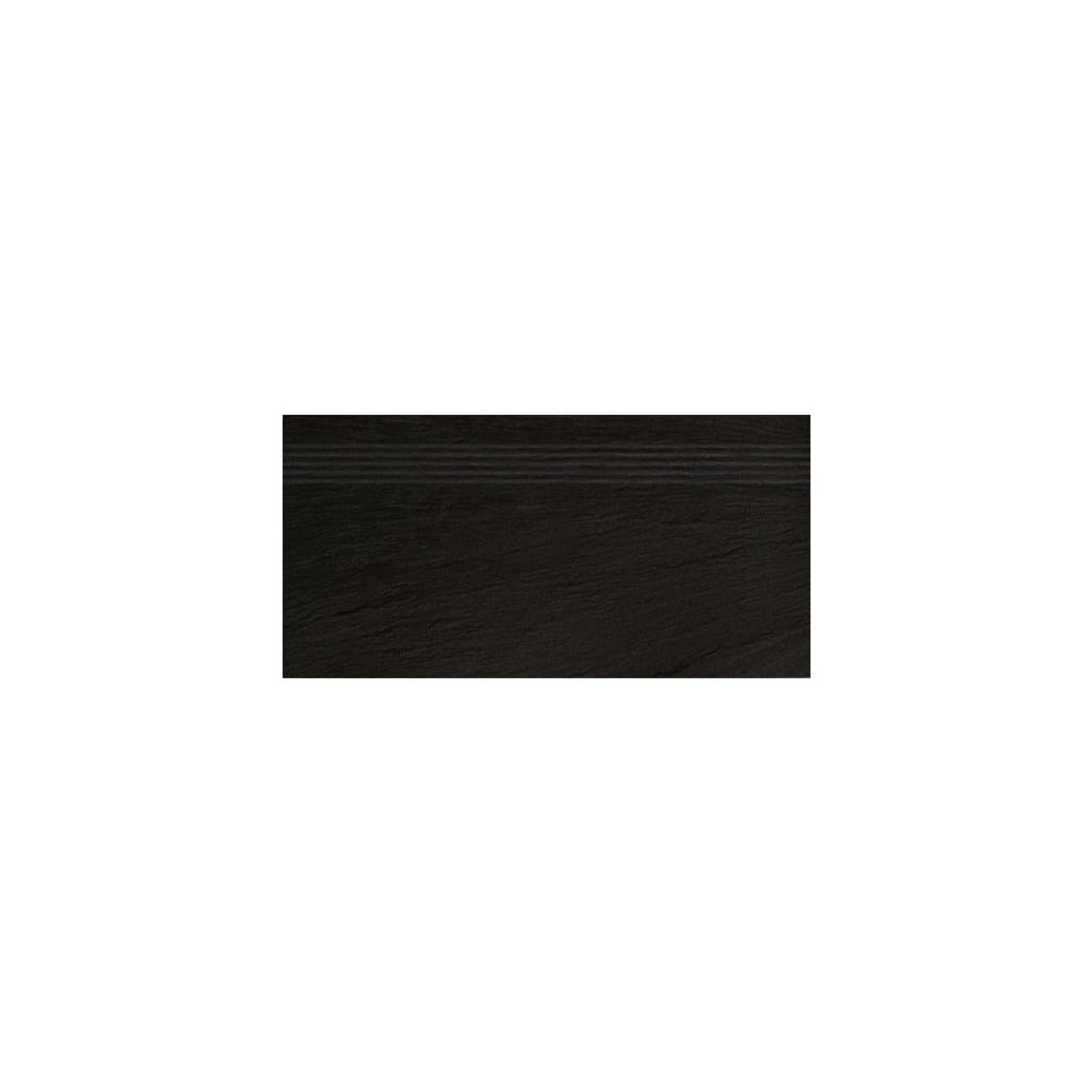 Schodovka RAKO geo černá 30x60 cm mat DCPSE314.1 Rako