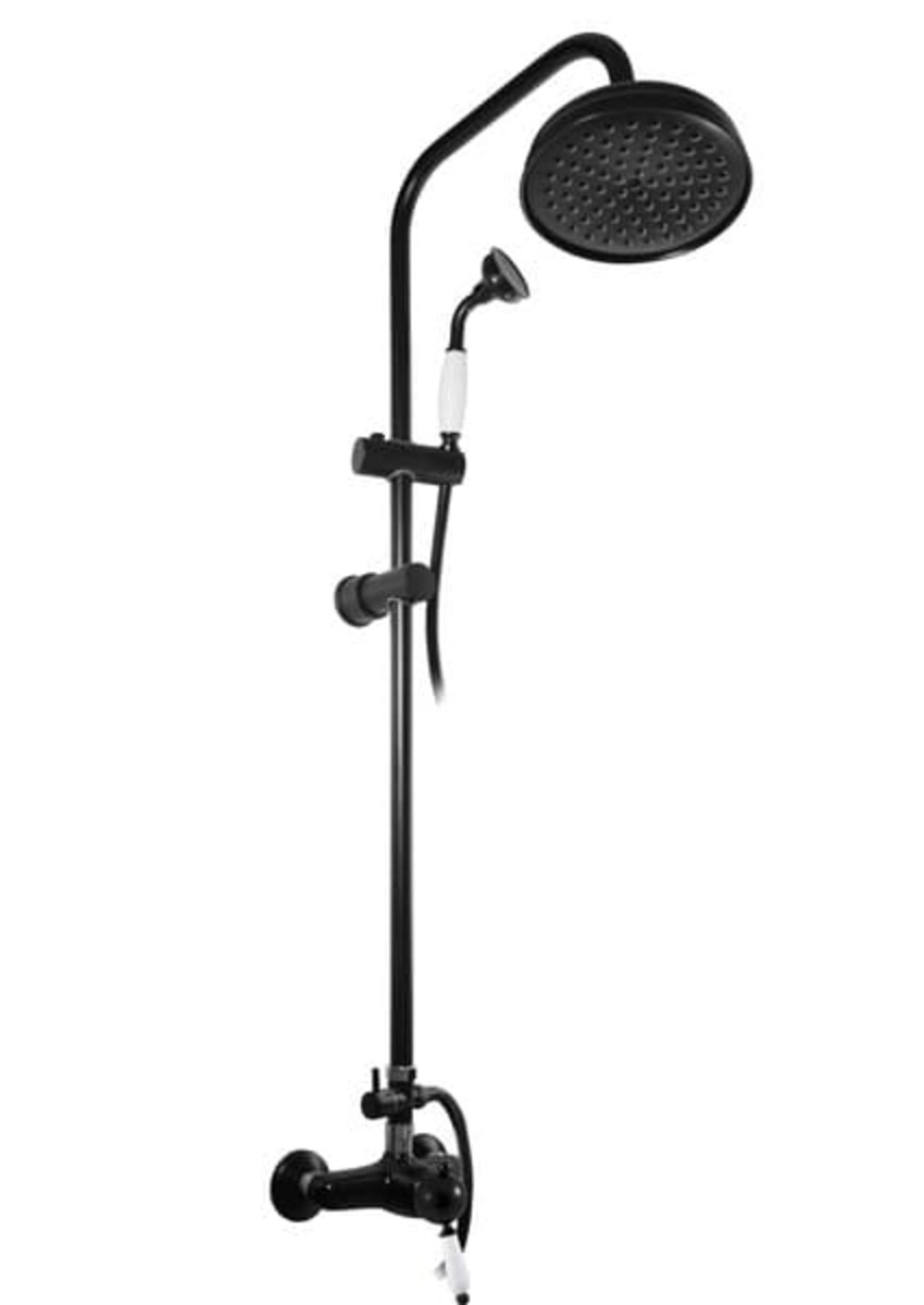 Sprchová baterie RAV SLEZÁK LABE 150 mm černá/chrom L581.5/3CMATC RAV SLEZÁK