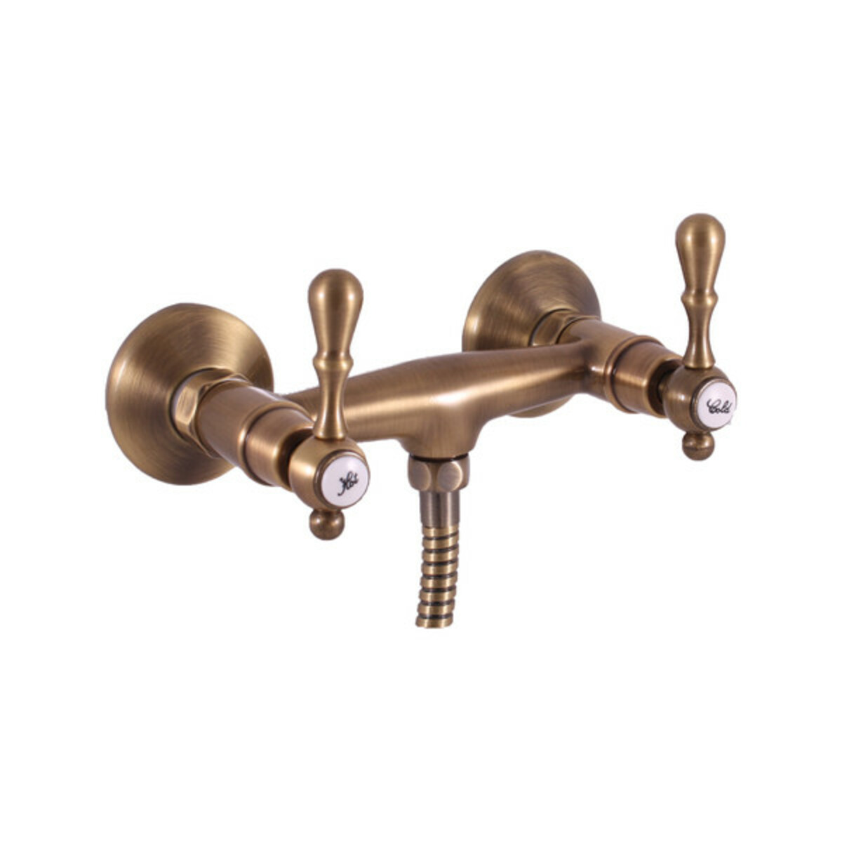 Sprchová baterie RAV SLEZÁK MORAVA 100 mm stará mosaz MK480.0SM RAV SLEZÁK
