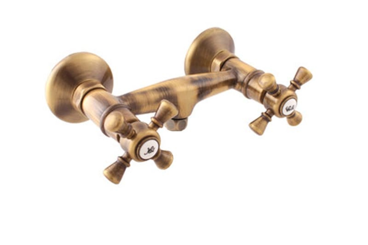 Sprchová baterie RAV SLEZÁK MORAVA 150 mm stará mosaz MK380.5SM RAV SLEZÁK