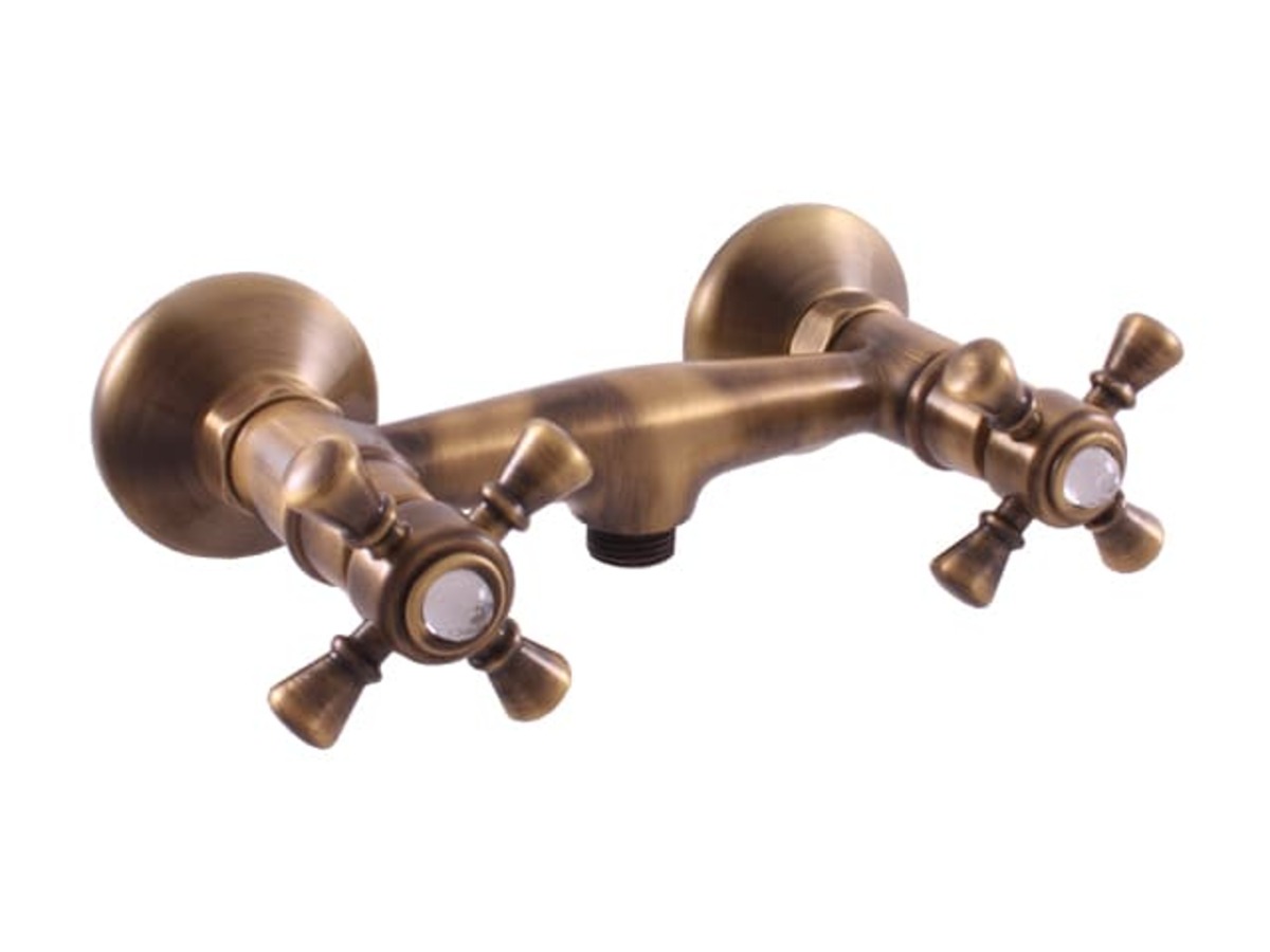 Sprchová baterie RAV SLEZÁK MORAVA 150 mm stará mosaz MK780.5SM RAV SLEZÁK