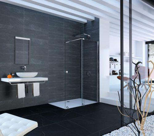 Sprchová zástěna walk-in 100x200 cm pravá Huppe Xtensa pure chrom lesklý XT0201.069.322 Huppe