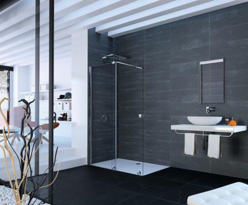 Sprchová zástěna walk-in 120x200 cm levá Huppe Xtensa pure chrom lesklý XT0103.069.322 Huppe