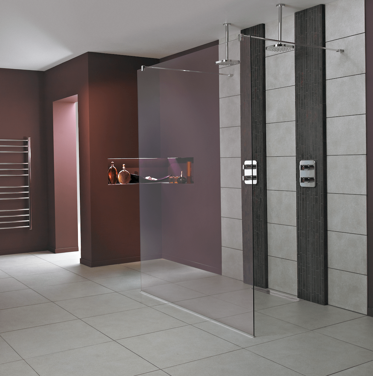 Sprchová zástěna walk-in 80x202 cm Ideal Standard Wetroom chrom lesklý L6222EO Ideal Standard