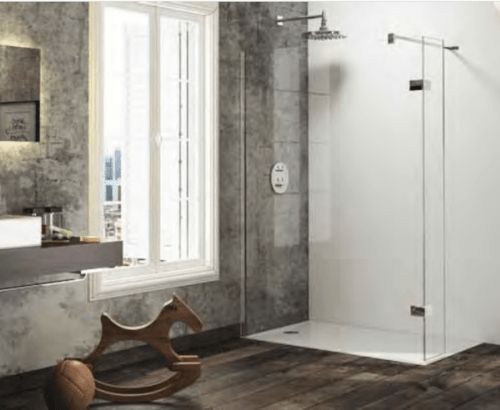 Sprchová zástěna walk-in 90x200 cm levá Huppe Solva pure chrom lesklý ST3602.092.322 Huppe