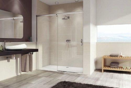 Sprchové dveře 100x200 cm levá Huppe Aura elegance chrom matný 401412.087.322 Huppe