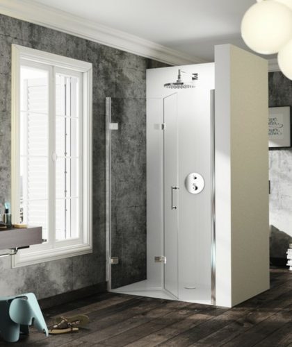 Sprchové dveře 100x200 cm levá Huppe Solva pure chrom lesklý ST4305.092.322 Huppe