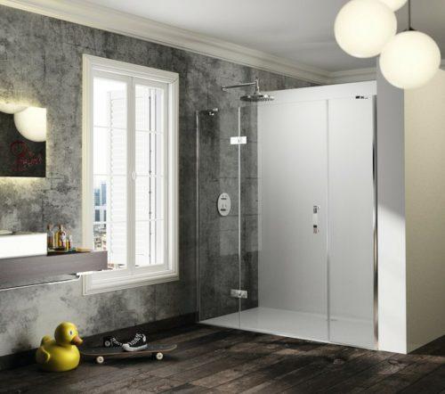 Sprchové dveře 110x200 cm levá Huppe Solva pure chrom lesklý ST1401.092.322 Huppe