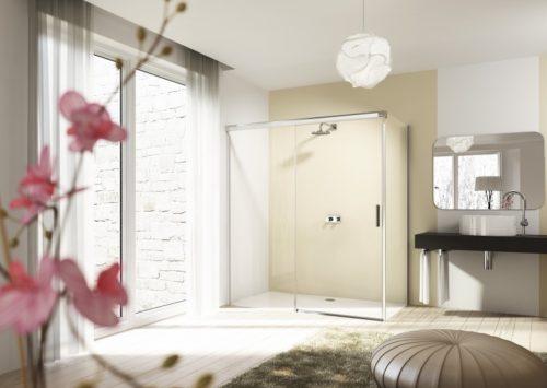 Sprchové dveře 120x200 cm levá Huppe Design Elegance chrom lesklý 8E0114.092.322.730 Huppe
