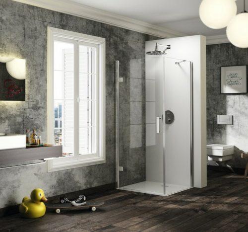 Sprchové dveře 90x200 cm levá Huppe Solva pure chrom lesklý ST2507.092.322 Huppe
