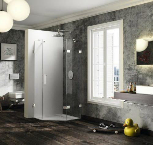 Sprchové dveře 90x90x200 cm pravá Huppe Solva pure chrom lesklý ST3901.092.322 Huppe