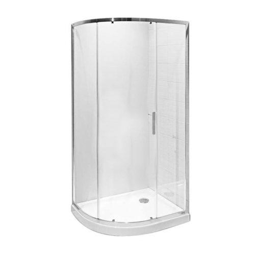 Sprchový kout asymetrický 98x78x195 cm Jika Tigo chrom lesklý H2512110026661 Jika