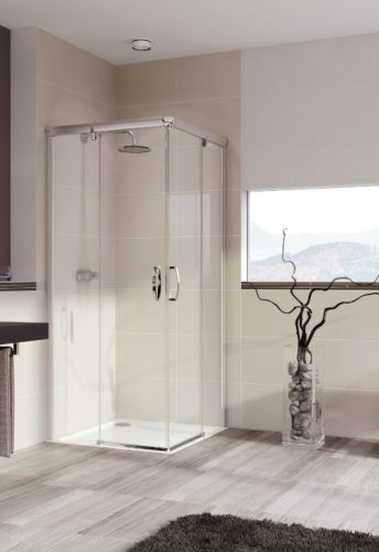 Sprchový kout čtverec 100x100x200 cm Huppe Aura elegance chrom matný 401310.087.322 Huppe