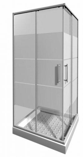 Sprchový kout čtverec 90x90x190 cm Jika Lyra plus bílá H2513820006651 Jika