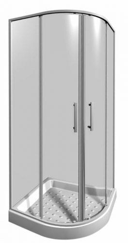 Sprchový kout čtvrtkruh 90x90x190 cm Jika Lyra plus bílá H2533820006681 Jika