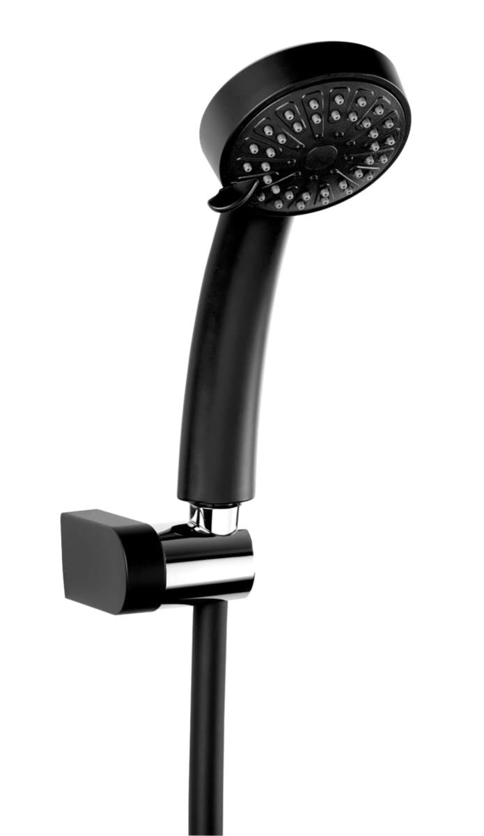 Sprchový set Novaservis na stěnu bez baterie chrom-černá MINI869