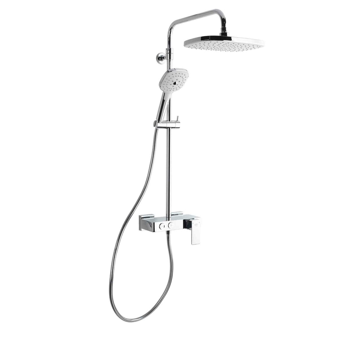 Sprchový systém Swiss Aqua Technologies s pákovou baterií bílá/chrom SATSSPHP Swiss Aqua Technologies