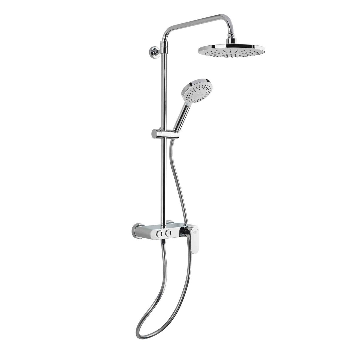 Sprchový systém Swiss Aqua Technologies s pákovou baterií bílá/chrom SATSSPKP Swiss Aqua Technologies