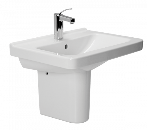 Umyvadlo Jika Cubito 55x42 cm otvor pro baterii uprostřed H8104220001041 Jika