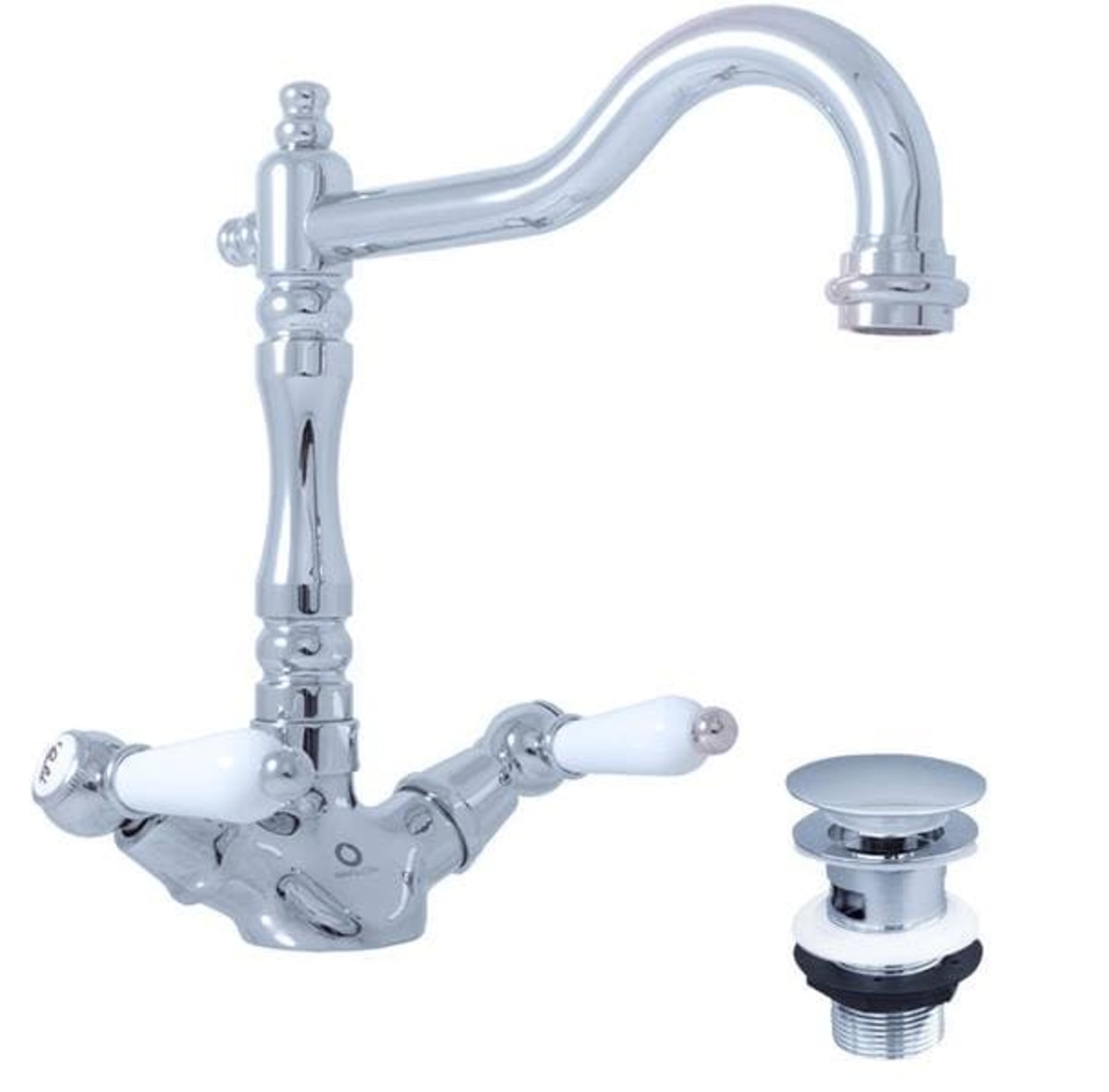 Umyvadlová baterie RAV SLEZÁK MORAVA s clic-clacem chrom MK521.5/8 RAV SLEZÁK