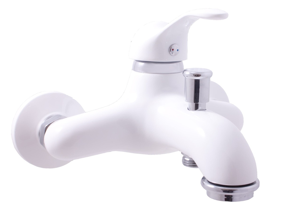 Vanová baterie RAV SLEZÁK LABE 150 mm bílá/chrom L054.5BC RAV SLEZÁK