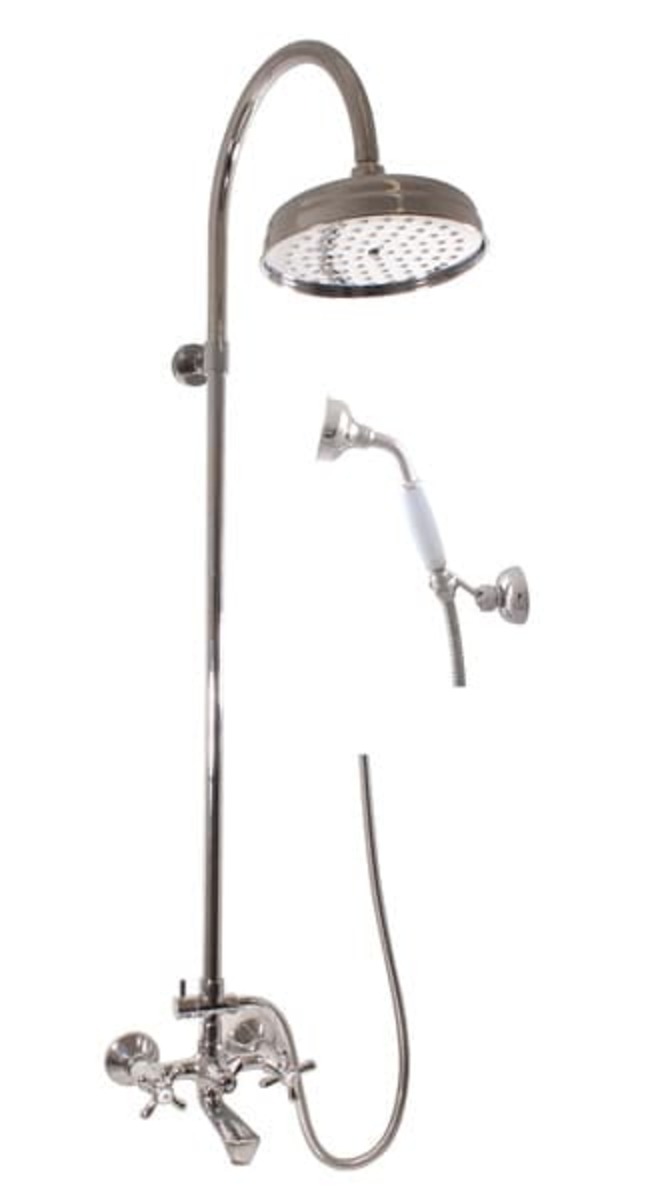 Vanová baterie RAV SLEZÁK MORAVA se sprchovým setem 150 mm chrom MK154.5/3 RAV SLEZÁK
