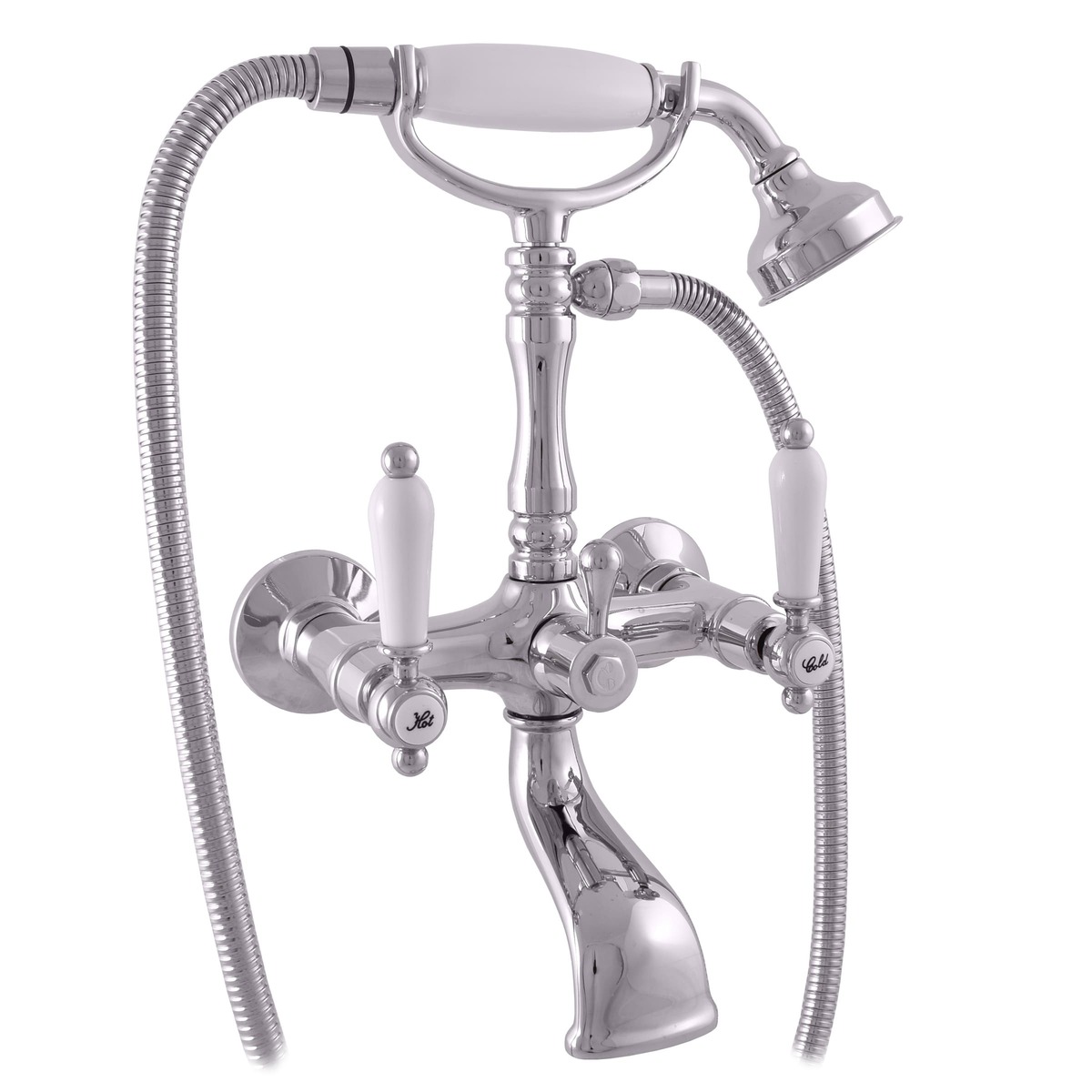 Vanová baterie RAV SLEZÁK MORAVA se sprchovým setem 150 mm chrom MK560.5/2 RAV SLEZÁK