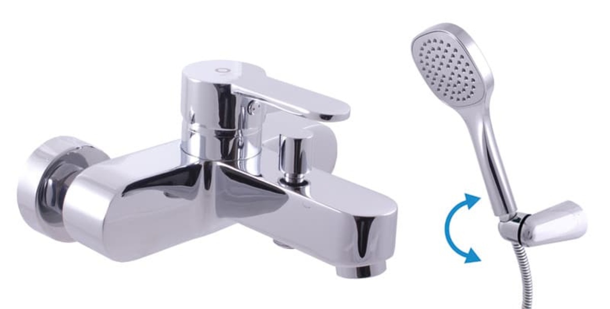 Vanová baterie RAV SLEZÁK ZAMBEZI se sprchovým setem 150 mm chrom ZA054.5/2 RAV SLEZÁK
