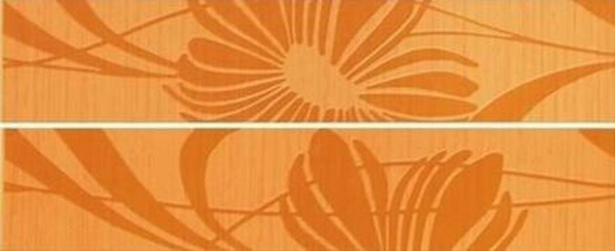 Listela Fineza Via veneto arancio 5x25 cm mat WLAGE062.1 Fineza