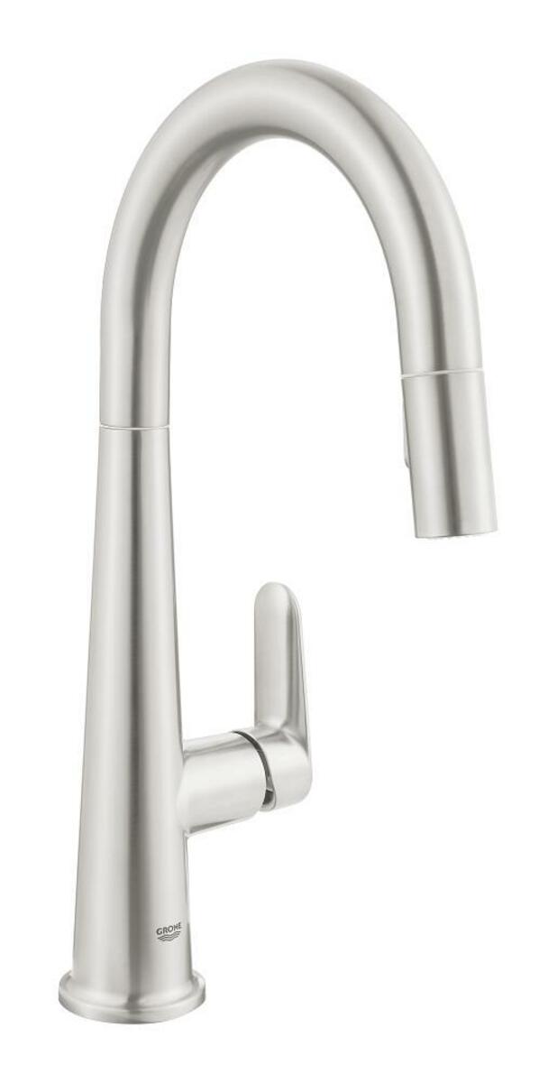 Dřezová baterie Grohe Veletto s vytahovací sprškou