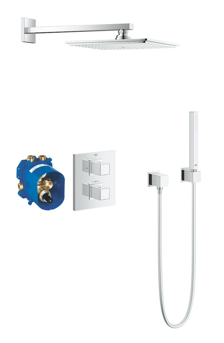 Sprchový systém Grohe Grohtherm Cube s termostatickou baterií chrom 34506000 NO BRAND