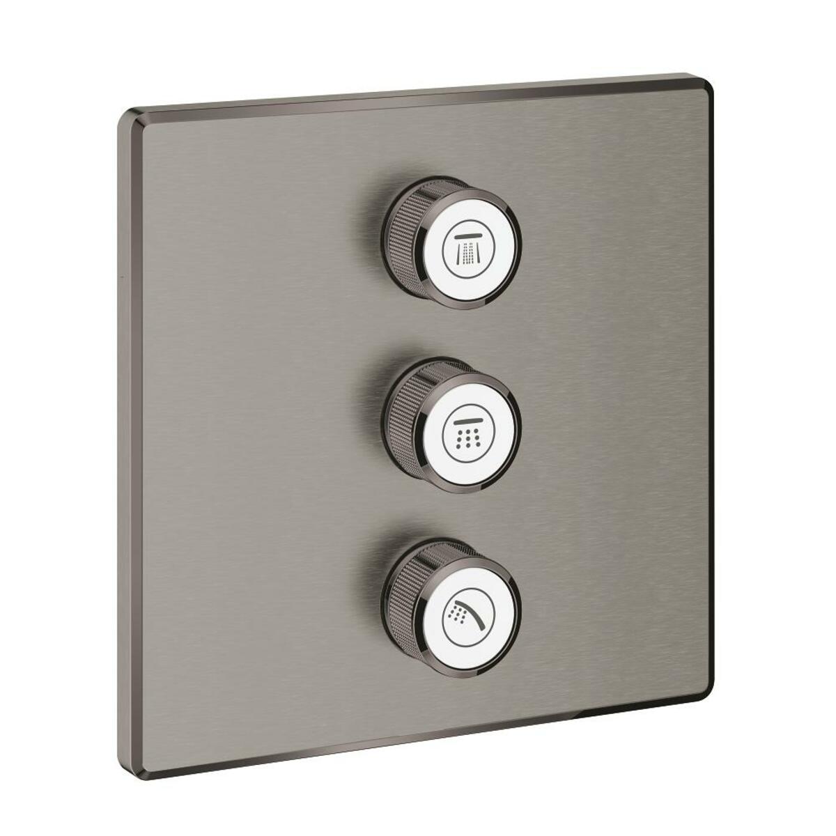Vanová baterie Grohe Grohtherm Smartcontrol bez podomítkového tělesa kartáčovaný Hard Graphite 29127AL0 Grohe