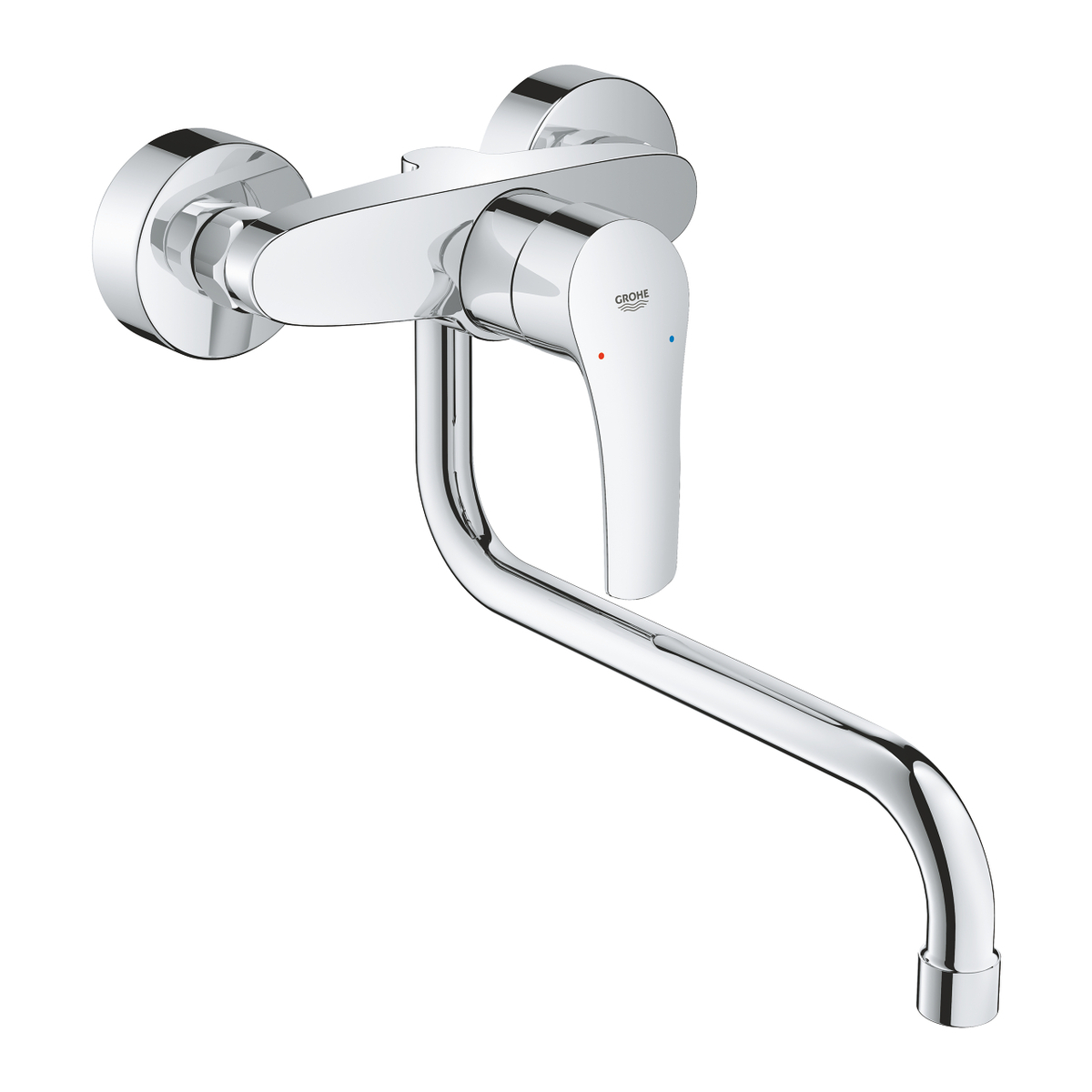 Dřezová baterie Grohe Eurosmart New s otočným raménkem chrom 32224003 Grohe