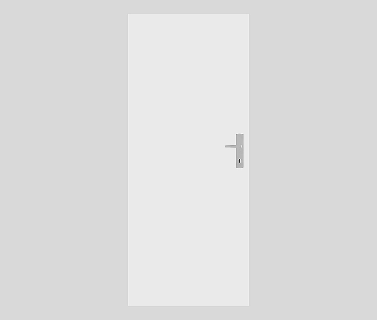 Protipožární dveře Naturel Technické pravé 80 cm bílá Naturel