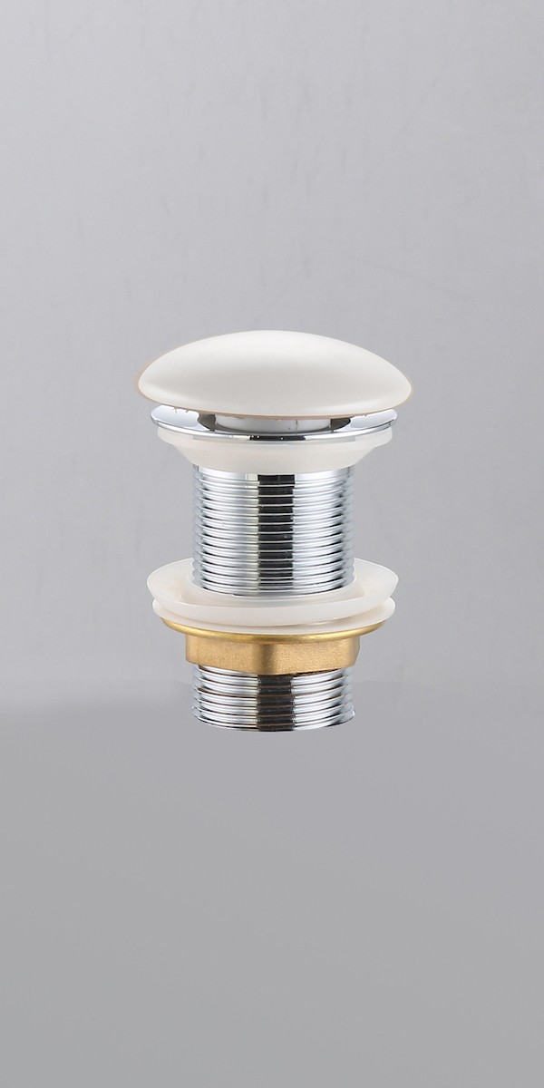 Průtočný umyvadlový vtok SAT Infinitio 5/4" bílá lesklá PZATKAWHM SAT